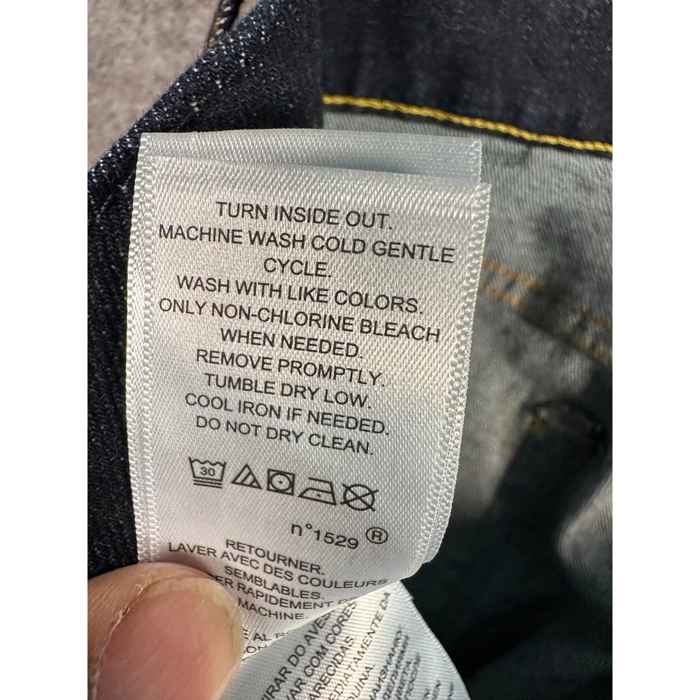 Polo Ralph Lauren Varick Slim‎ Straight Jeans Mens 32x34 Dark Wash Denim